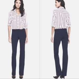 Express Columnist Bootcut Blue Chambray Pants Size 4 Office Work